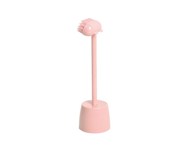Cute Ear Shape Cat Massage Brush with Bell Soft Cat Rub Hair