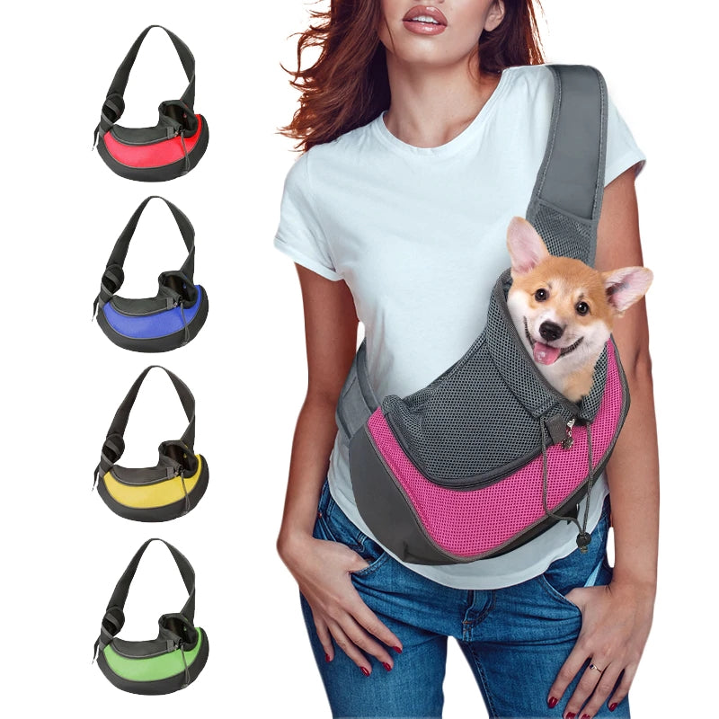 Pet Dogs Carrier Bag Outdoor Travel Walking