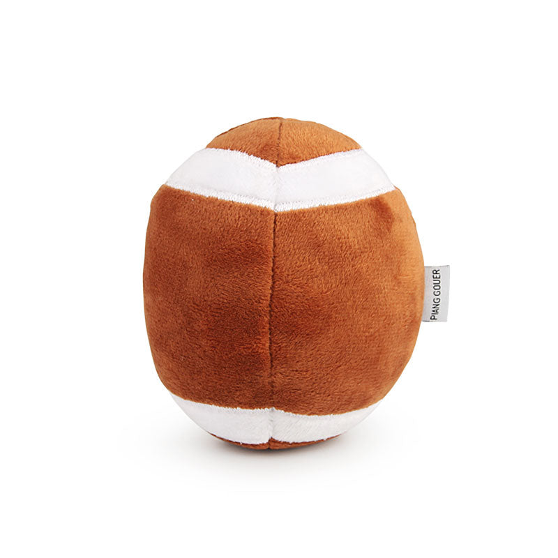 Dog Football Toy Funny Ball Shape Plush Dog Pet Toys