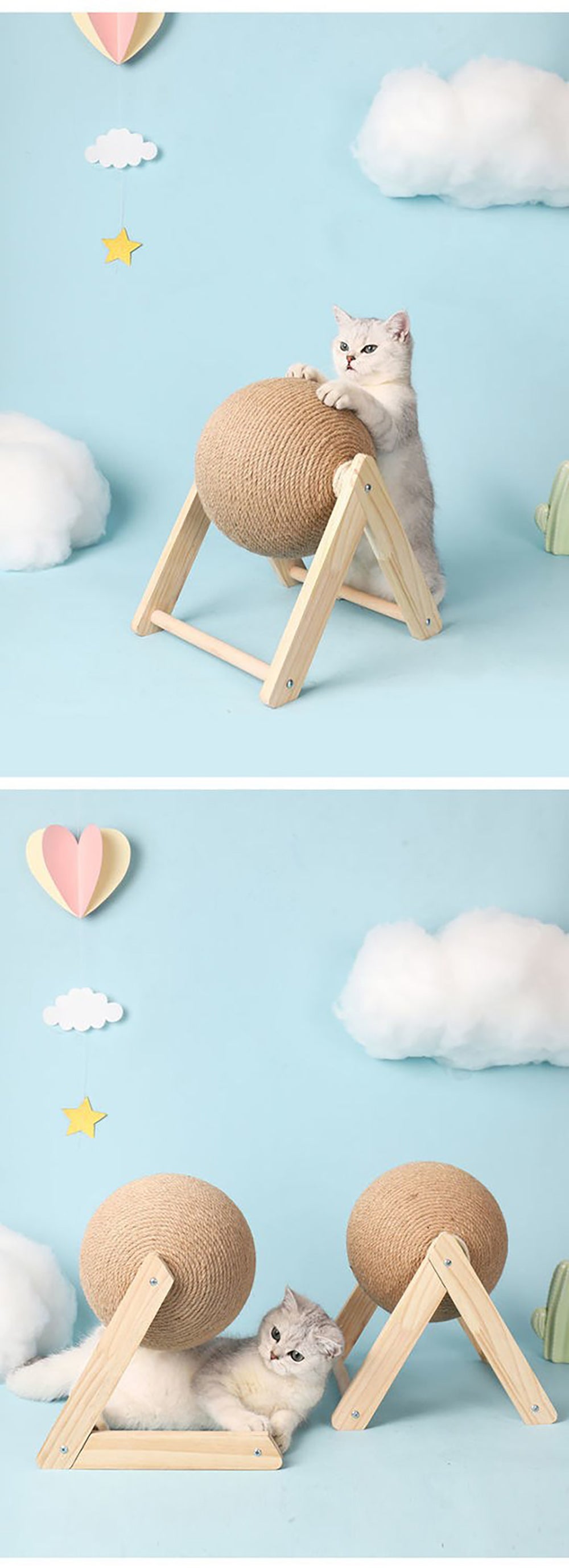 Cat Scratching Ball Toy
