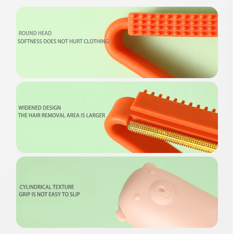 Portable Lint Fur Brush Scraper