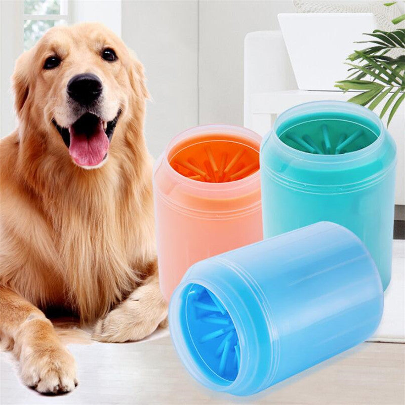 Dog Paw Cleaner Cup Soft Silicone Combs