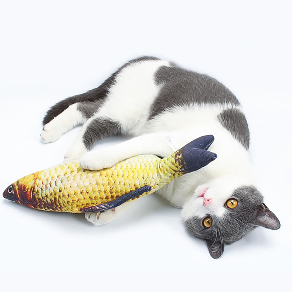 Cat Toy Set Funny Pet Interactive Fish Mouse Ball Catnip Toy