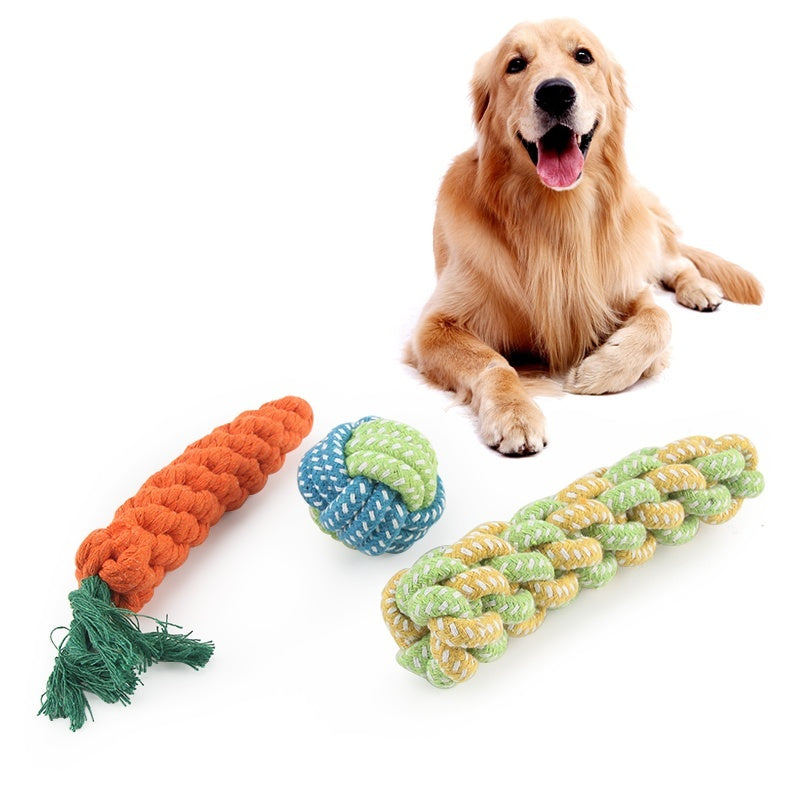 10pcs/set Dog Chewing Toys for Teeth Cleaning