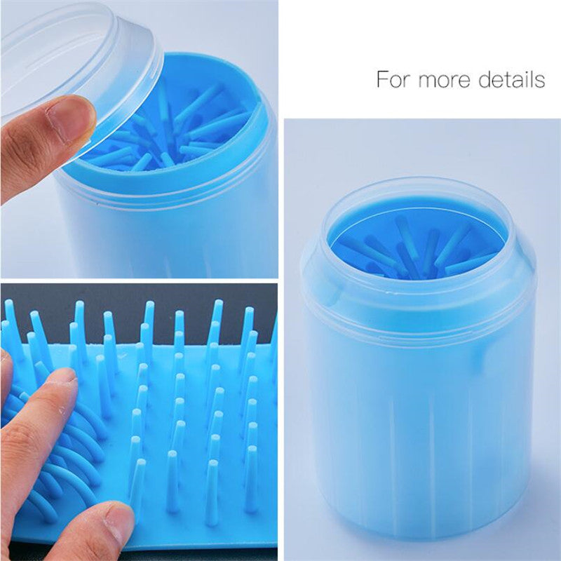 Dog Paw Cleaner Cup Soft Silicone Combs