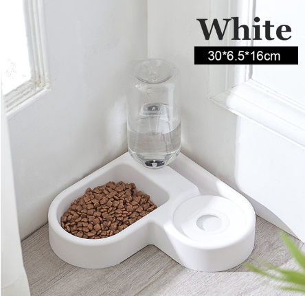 Cat Bowl with Stand Automatic Water Storage