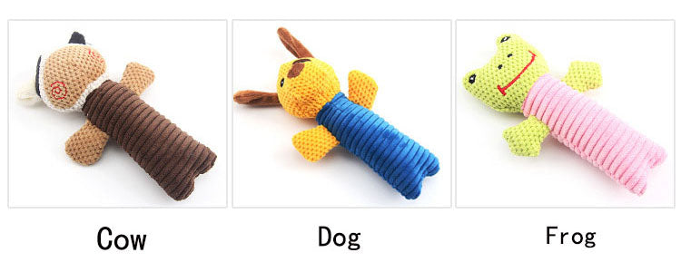 Plush Squeaky Pet Dog Toys For Small Large Dogs