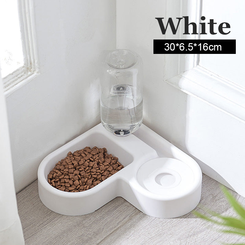 Cat Bowl with Stand Automatic Water Storage