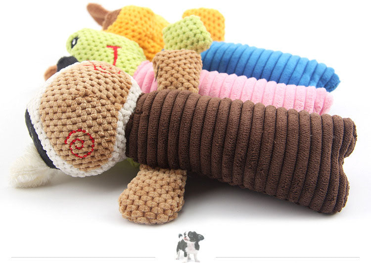 Plush Squeaky Pet Dog Toys For Small Large Dogs