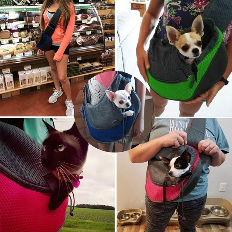 Pet Dogs Carrier Bag Outdoor Travel Walking