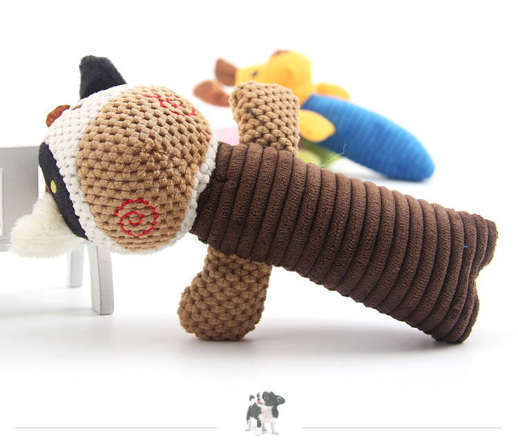 Plush Squeaky Pet Dog Toys For Small Large Dogs