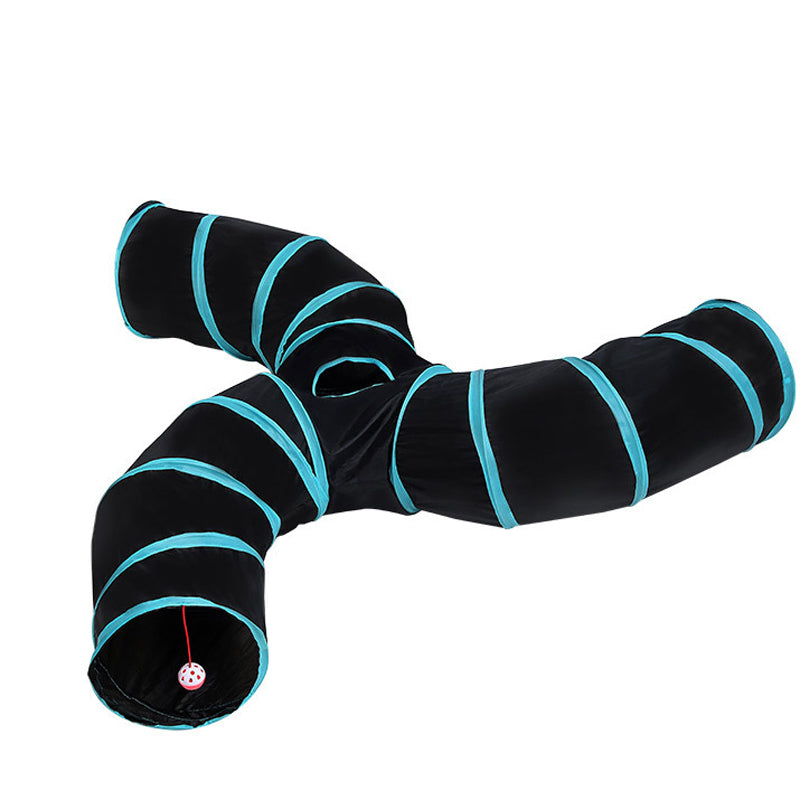 Cat Tunnel S-shape Tube Holes