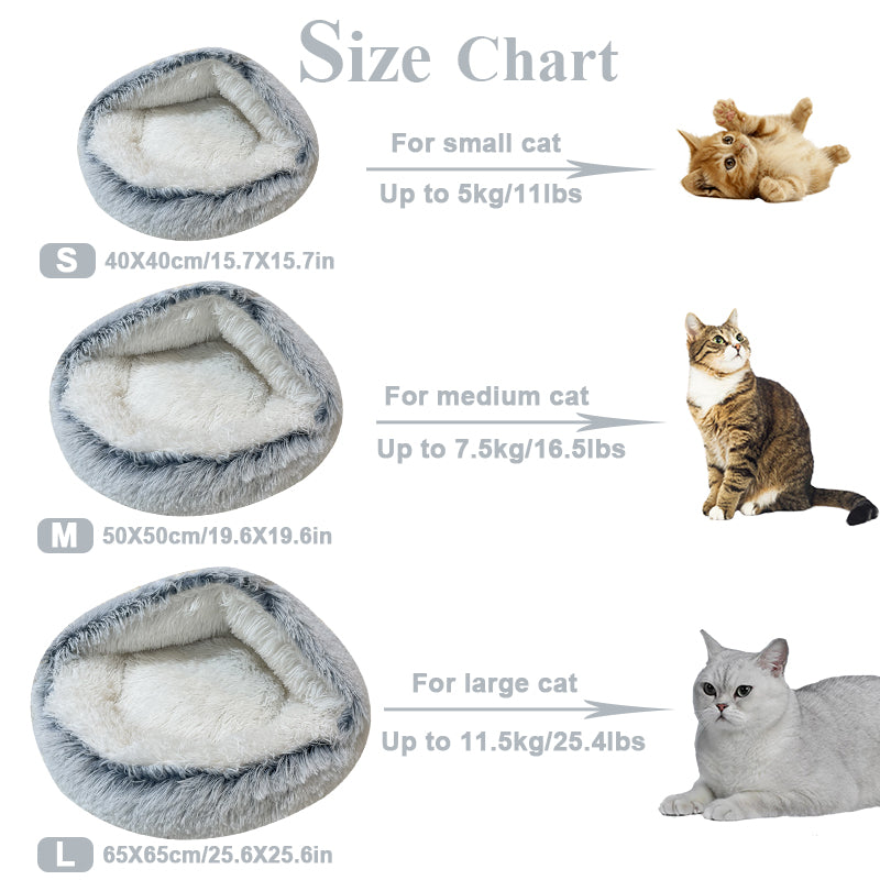 Cat Bed Round  Cushion  House