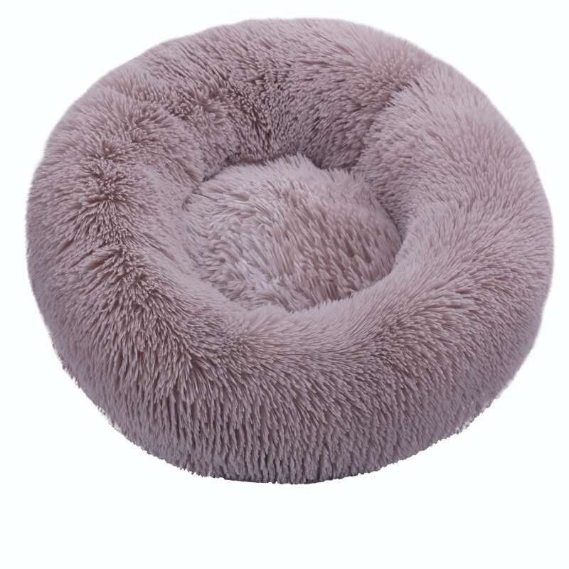 Round Cat Beds House Soft Long Plush