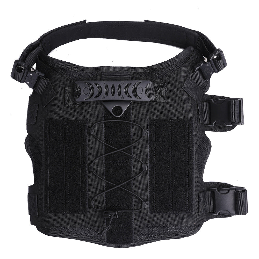 Tactical Dog Harness Pet Training Vest with Pack