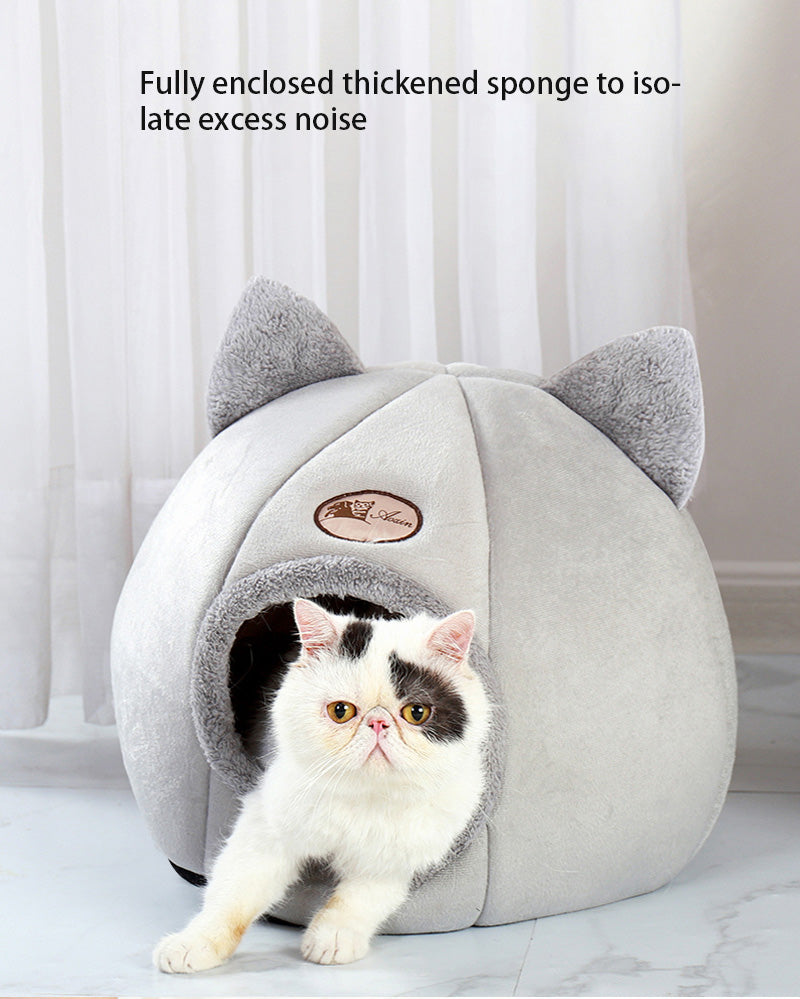 New Deep Sleep Comfort In Winter Cat Bed Iittle Mat