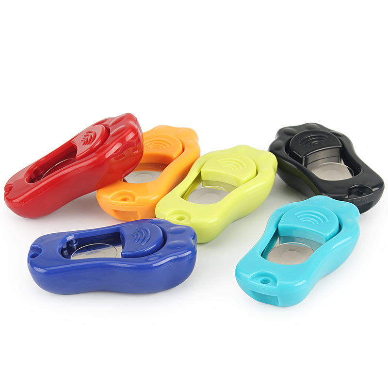 Pet Dog Clicker Toys Trainer Paw Shape