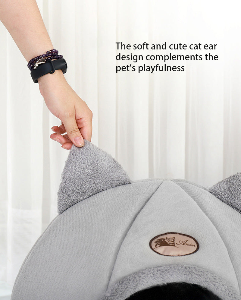 New Deep Sleep Comfort In Winter Cat Bed Iittle Mat