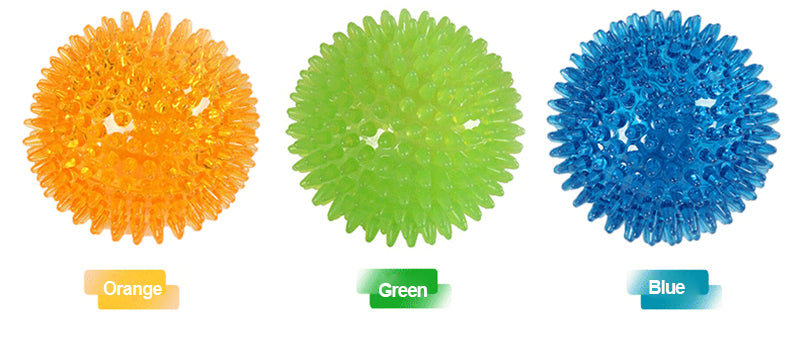 Toy Polka Squeaky Tooth Cleaning Ball