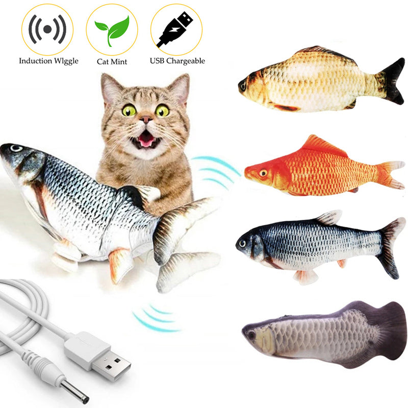 Cat Toy Fish USB Electric Charging Simulation