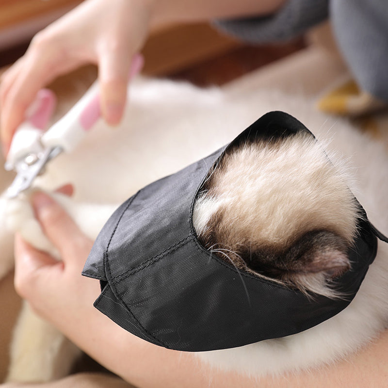 Breathable Nylon Cat Muzzles Kitten Anti-bite Scratch Mask Adjustable