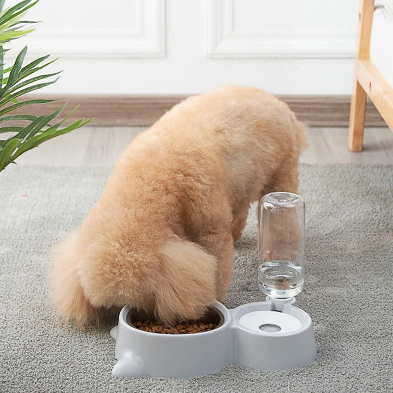 Cat Bowl with Stand Automatic Water Storage