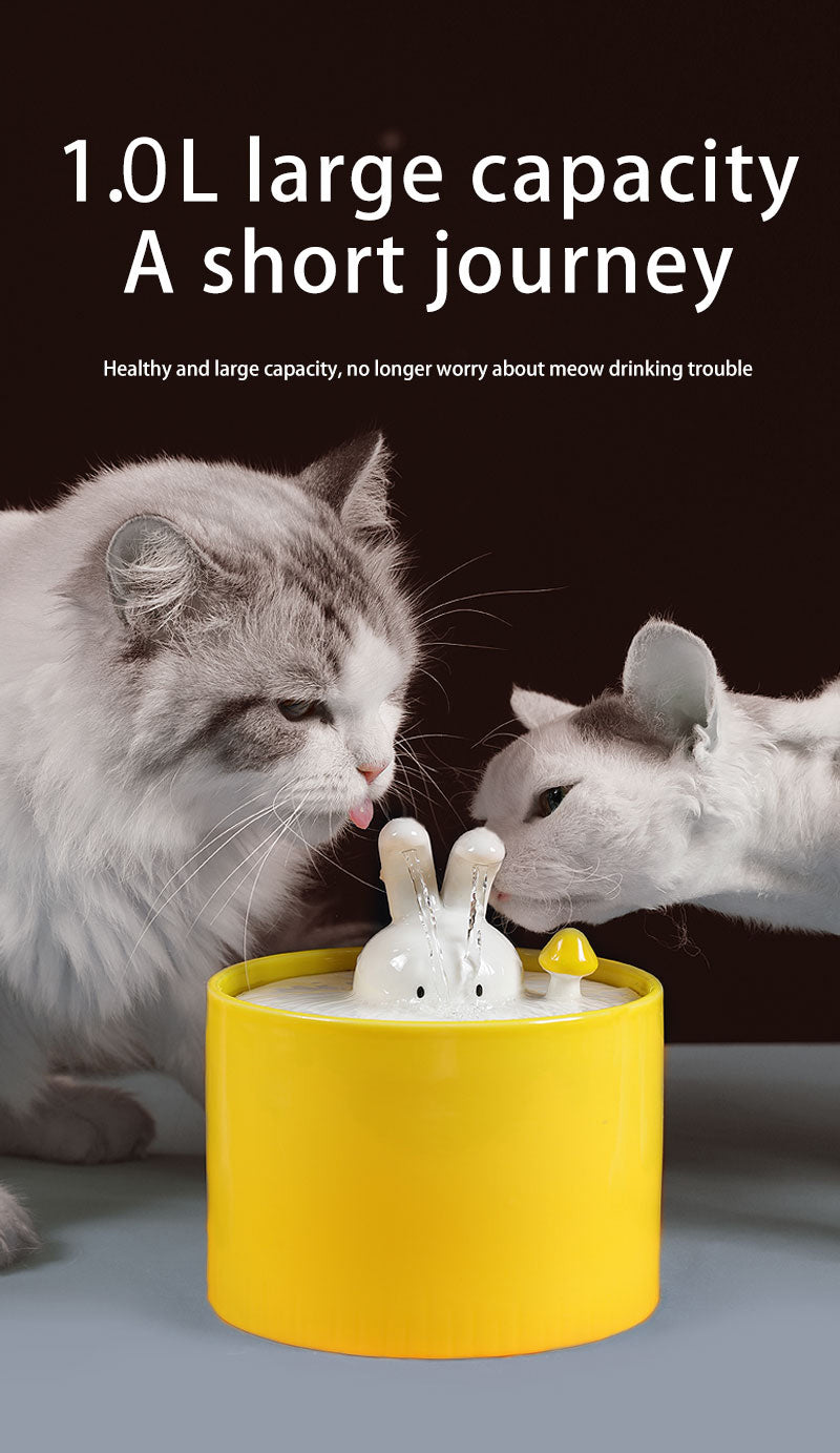 Ceramics Pet Water Dispenser Electric USB