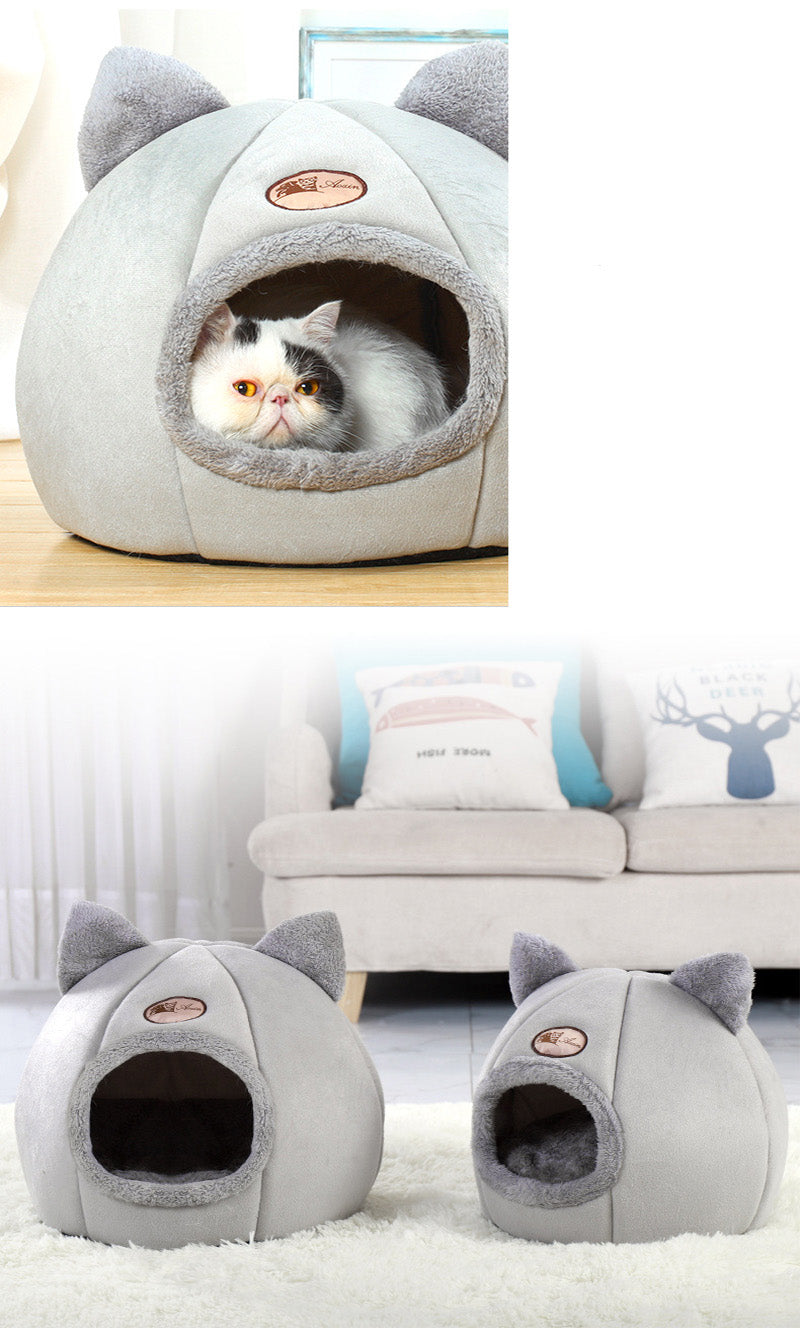 New Deep Sleep Comfort In Winter Cat Bed Iittle Mat