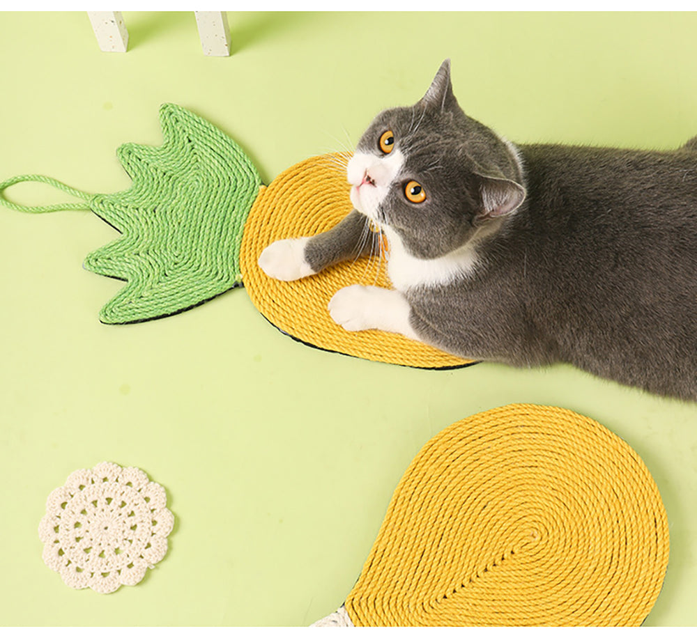 Cat Scratching Board Cat Scratcher Toy Sisal Rope