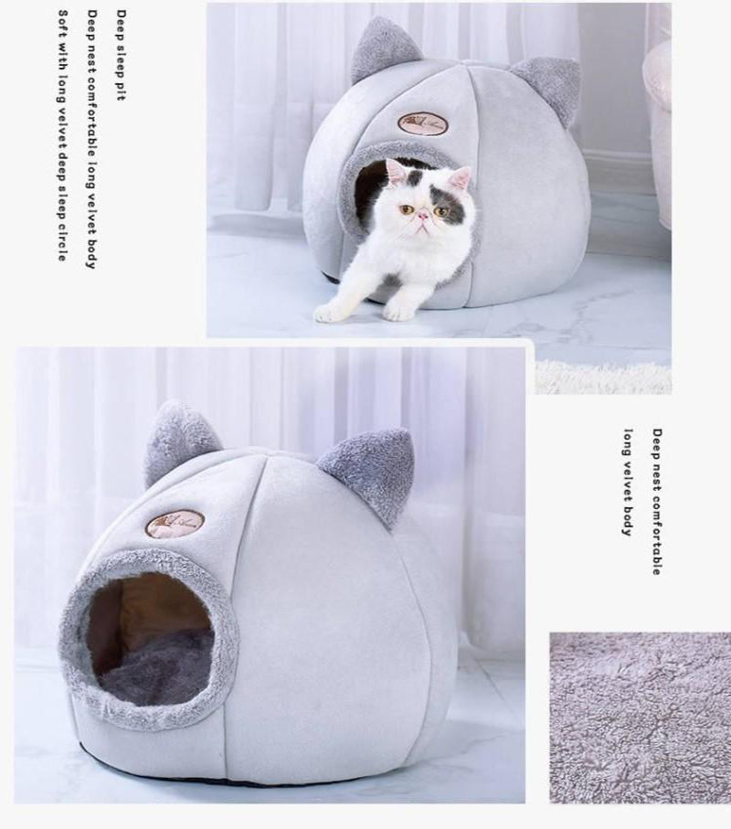 New Deep Sleep Comfort In Winter Cat Bed Iittle Mat