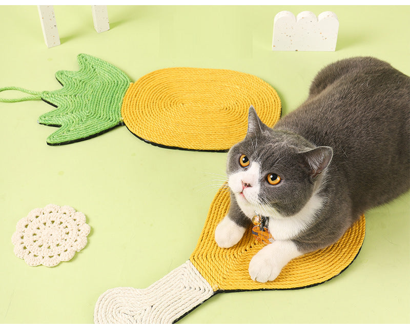 Cat Scratching Board Cat Scratcher Toy Sisal Rope