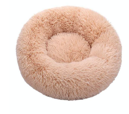 Round Cat Beds House Soft Long Plush