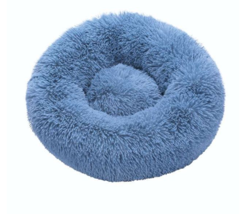 Round Cat Beds House Soft Long Plush