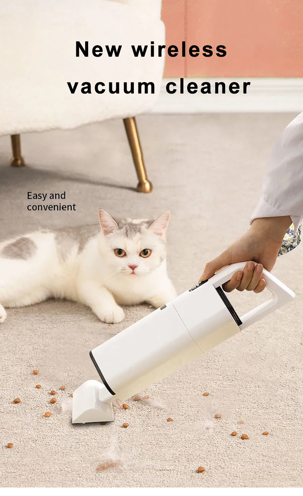 Pet Electric Wireless Vacuum Cleaner