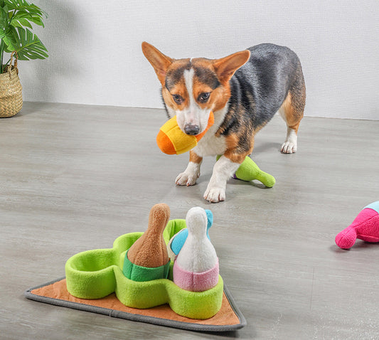 Pet Dogs Sniffing Bowling Toy