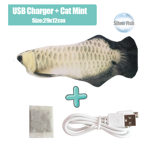 Cat Toy Fish USB Electric Charging Simulation