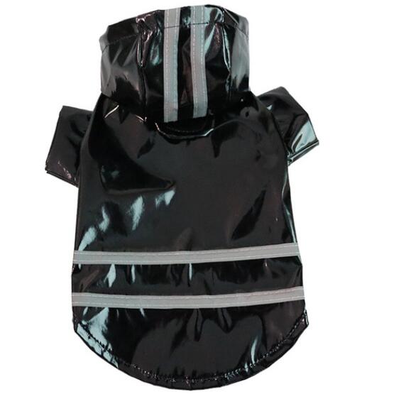 Waterproof Pets Clothes Reflective Hooded Dog Raincoats