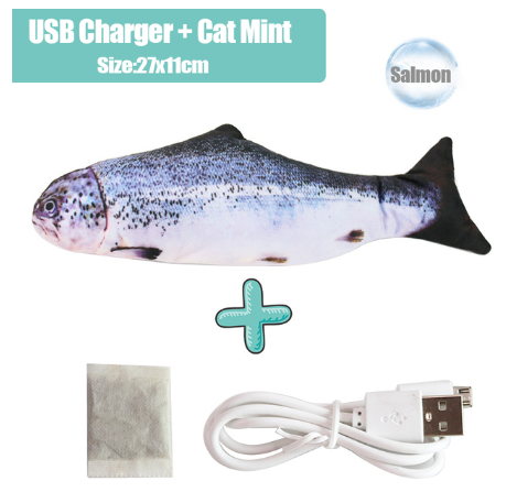 Cat Toy Fish USB Electric Charging Simulation