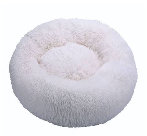 Round Cat Beds House Soft Long Plush